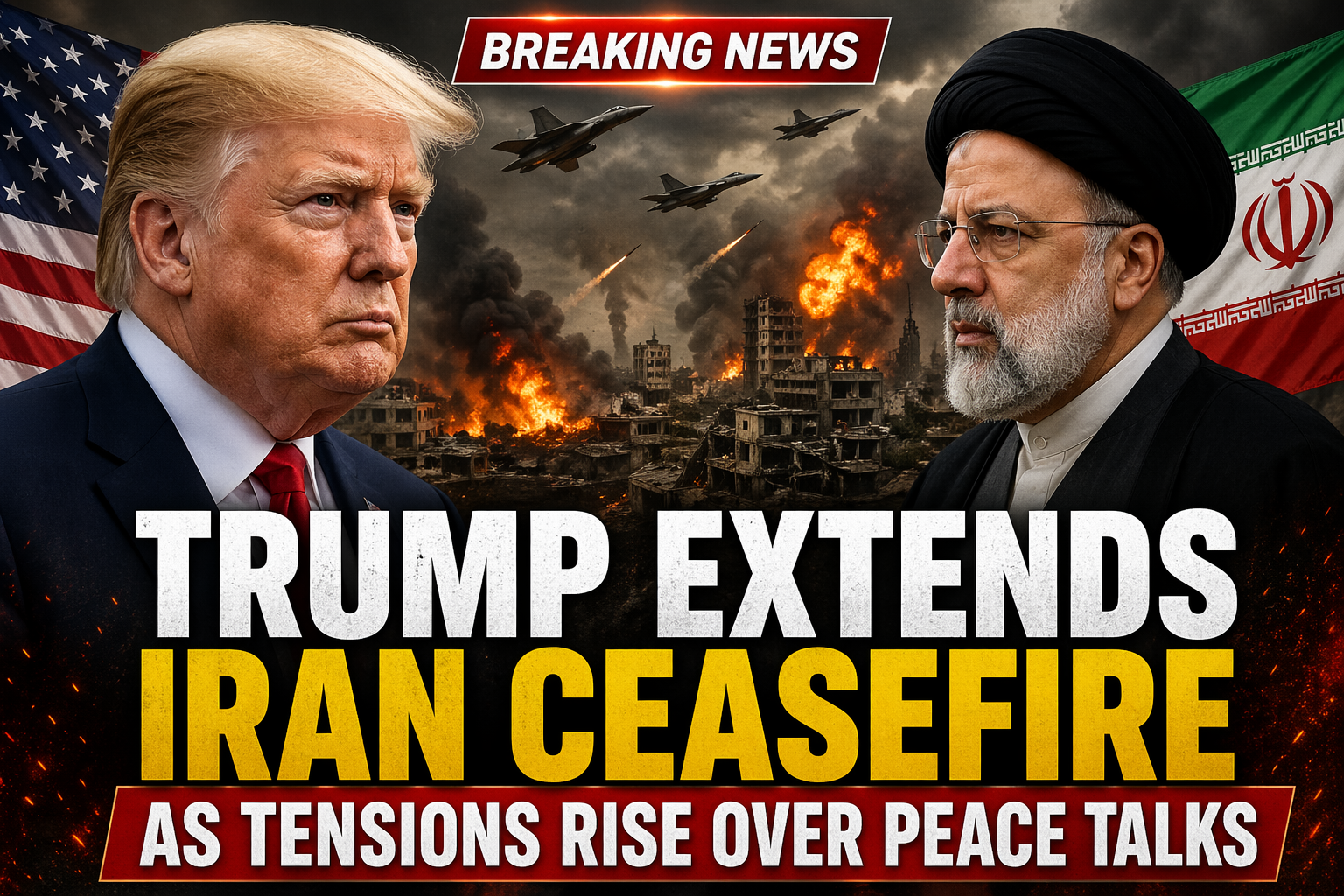Trump Extends Iran Ceasefire as Tensions Rise Over Peace Talks