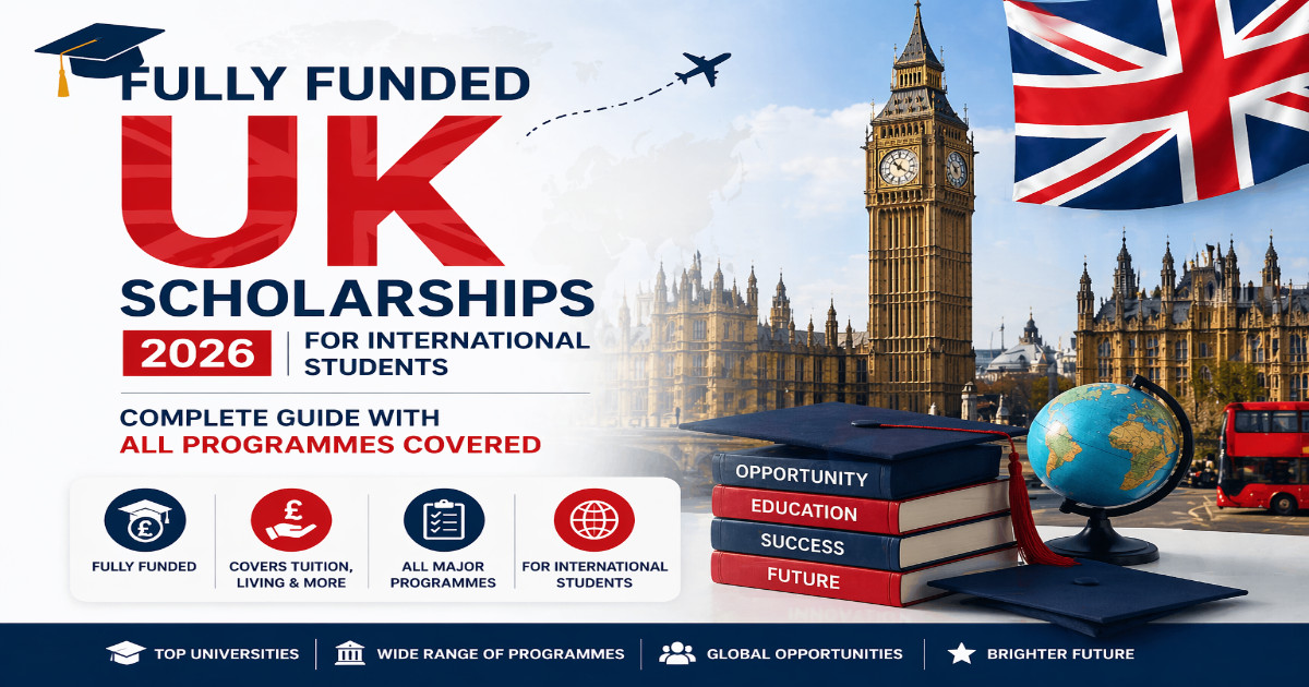 Fully Funded UK Scholarships 2026 for International Students: Complete Guide with All Programmes Covered