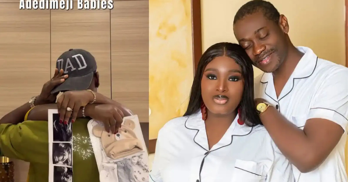 Lateef Adedimeji and Wife Mo Bimpe Welcome Triplet Boys After Five Years of Marriage