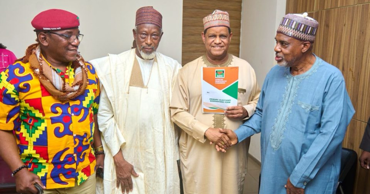 Hayatu-Deen Picks N100 Million ADC Presidential Form Becoming First Official 2027 Aspirant